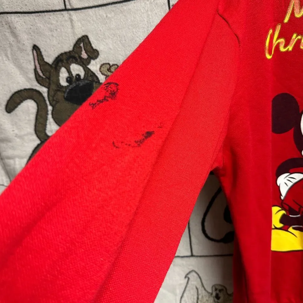 1990's Vintage Mickey Unlimited Christmas Crewneck - Picture 3 of 5